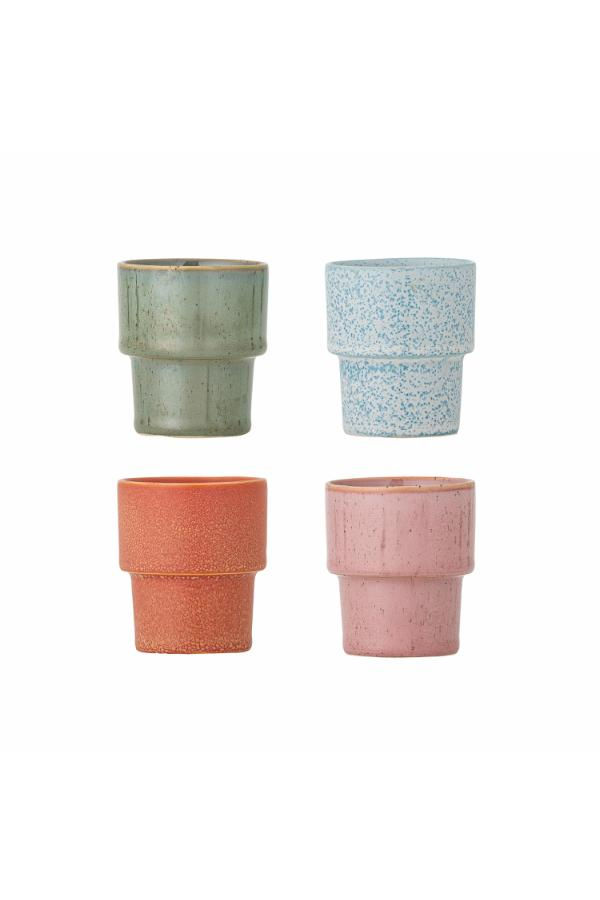 Set de 4 tasses empilables