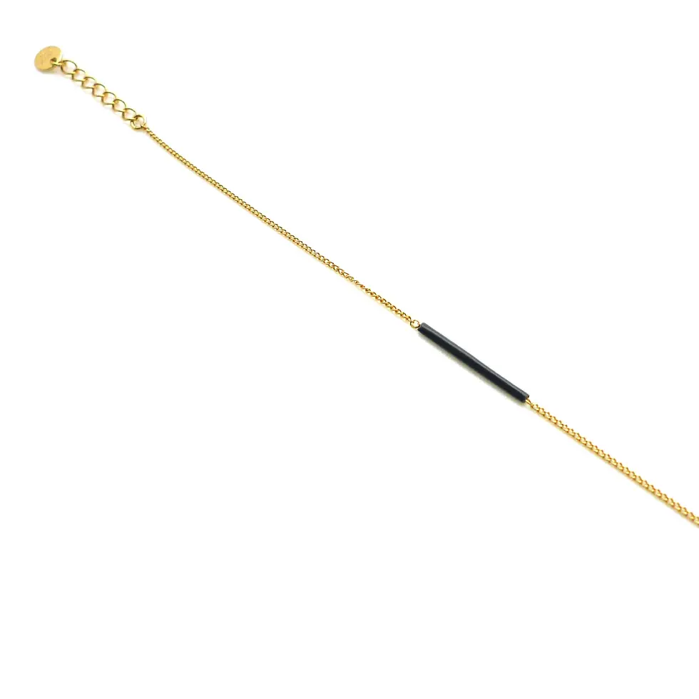 Bracelet fin, noir