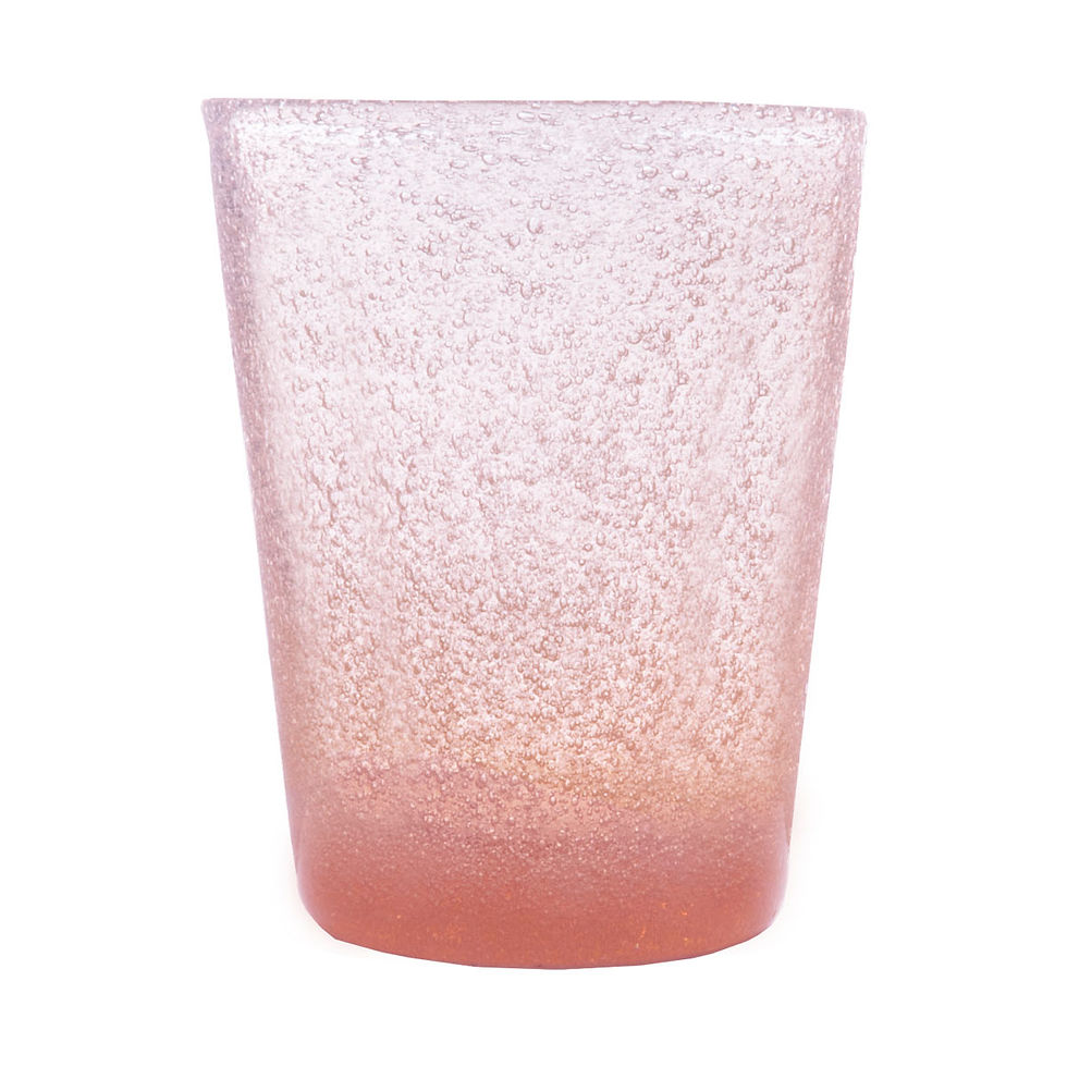 Verre bulle "pêche"