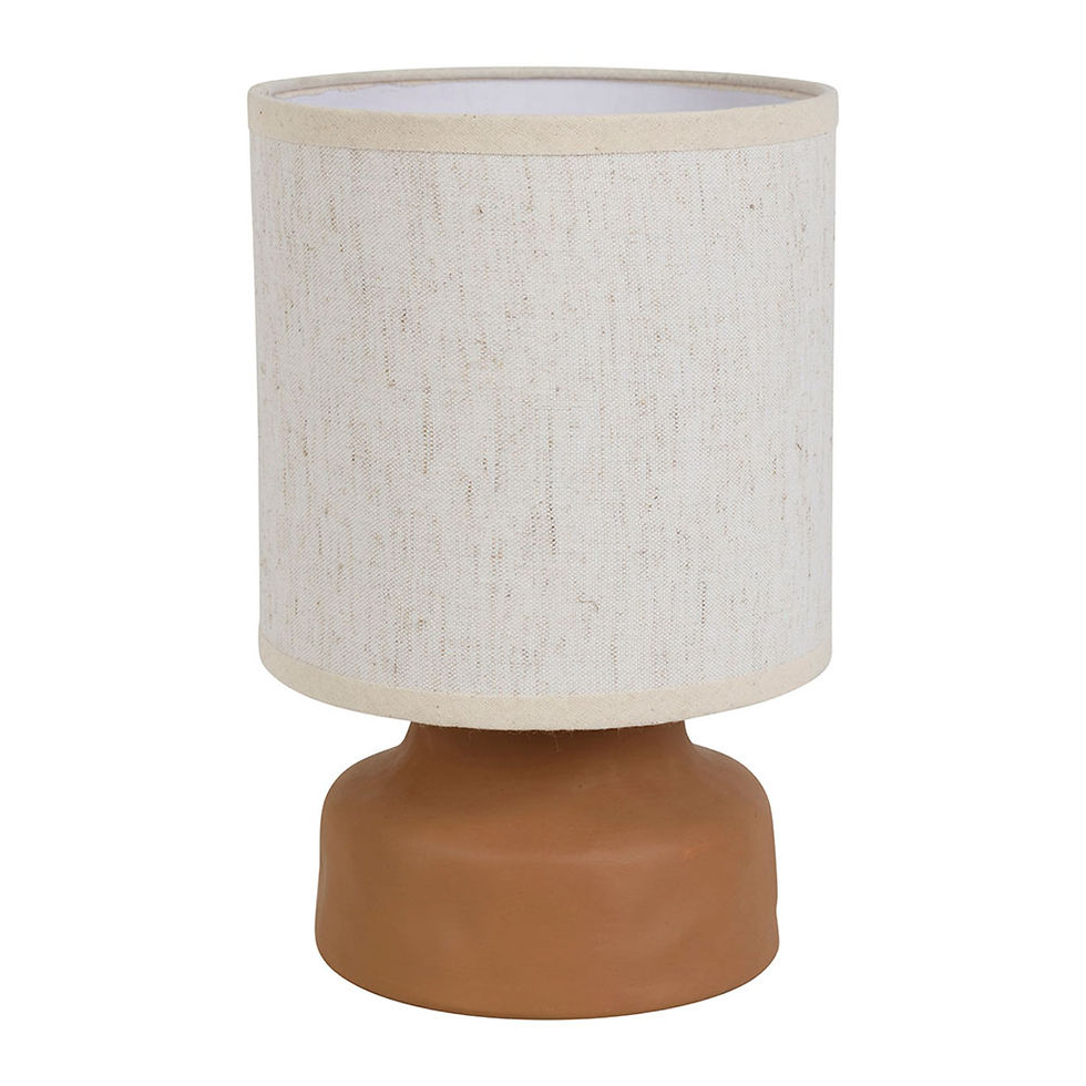 Petite lampe céramique terre