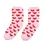 Miniature : Chaussettes moumoute coeurs