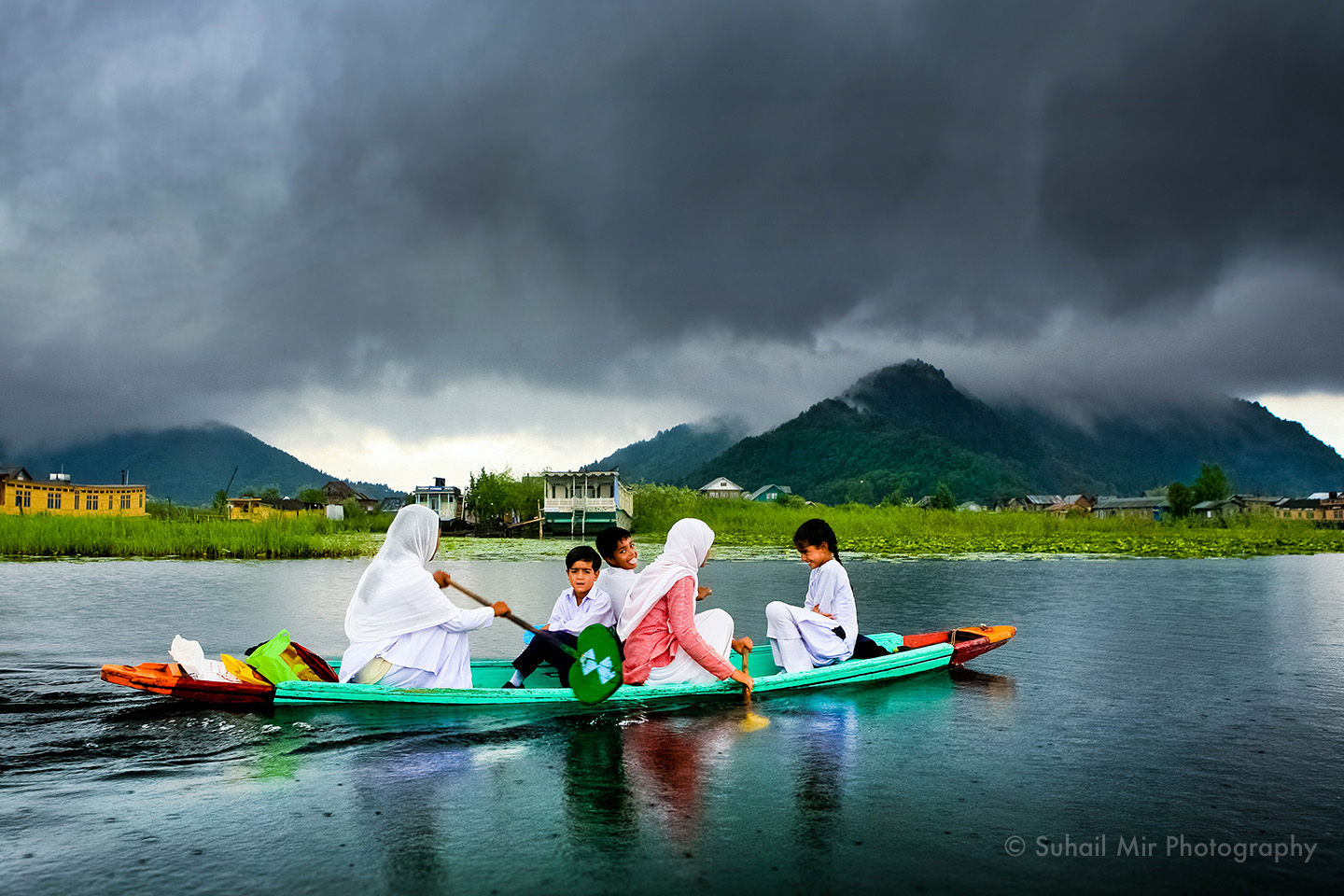 School Boat (Photo) By Suhail Mir