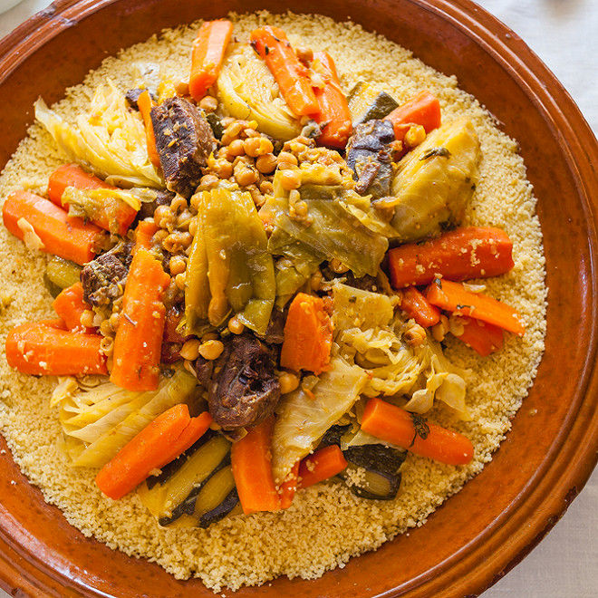 the typical traditional couscous