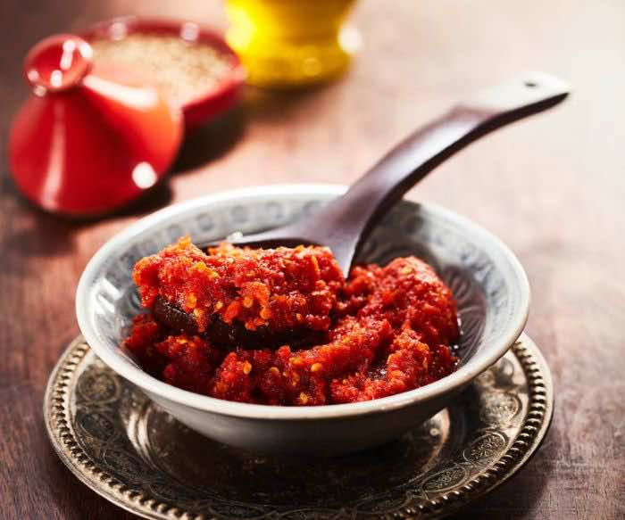 a spicy Moroccan Harissa flavor