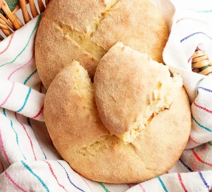 homemade Moroccan bread