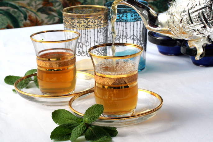 the best Moroccan mint tea drink