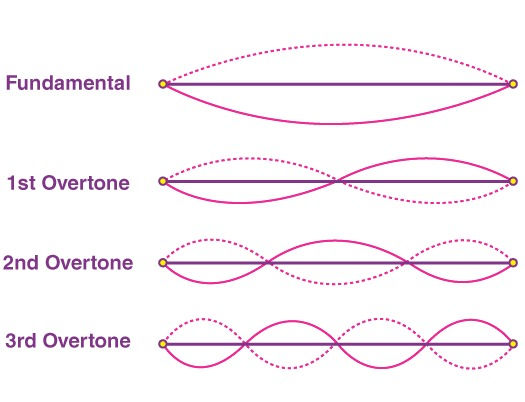 Fundamental Standing Waves with Harmonic Overtones