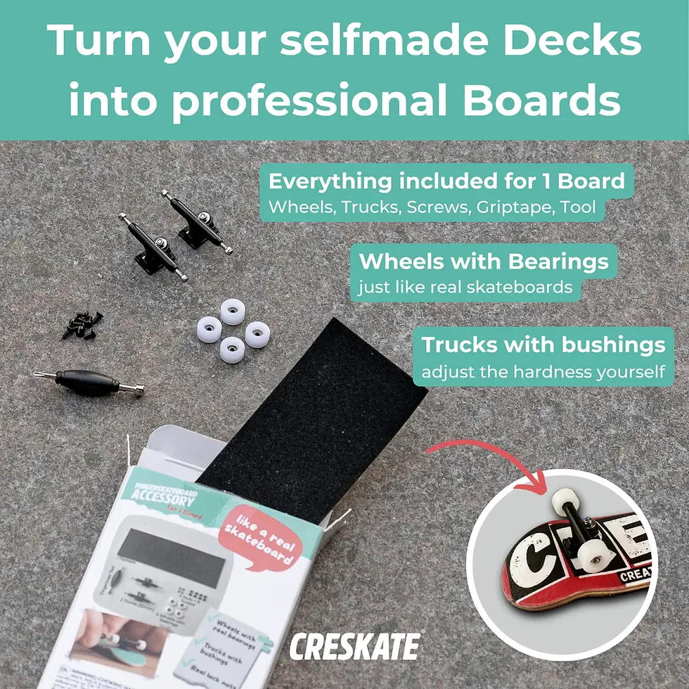 Thumbnail: Create  Your Skate FINGERSKATEBOARD ACCESSORY PACK