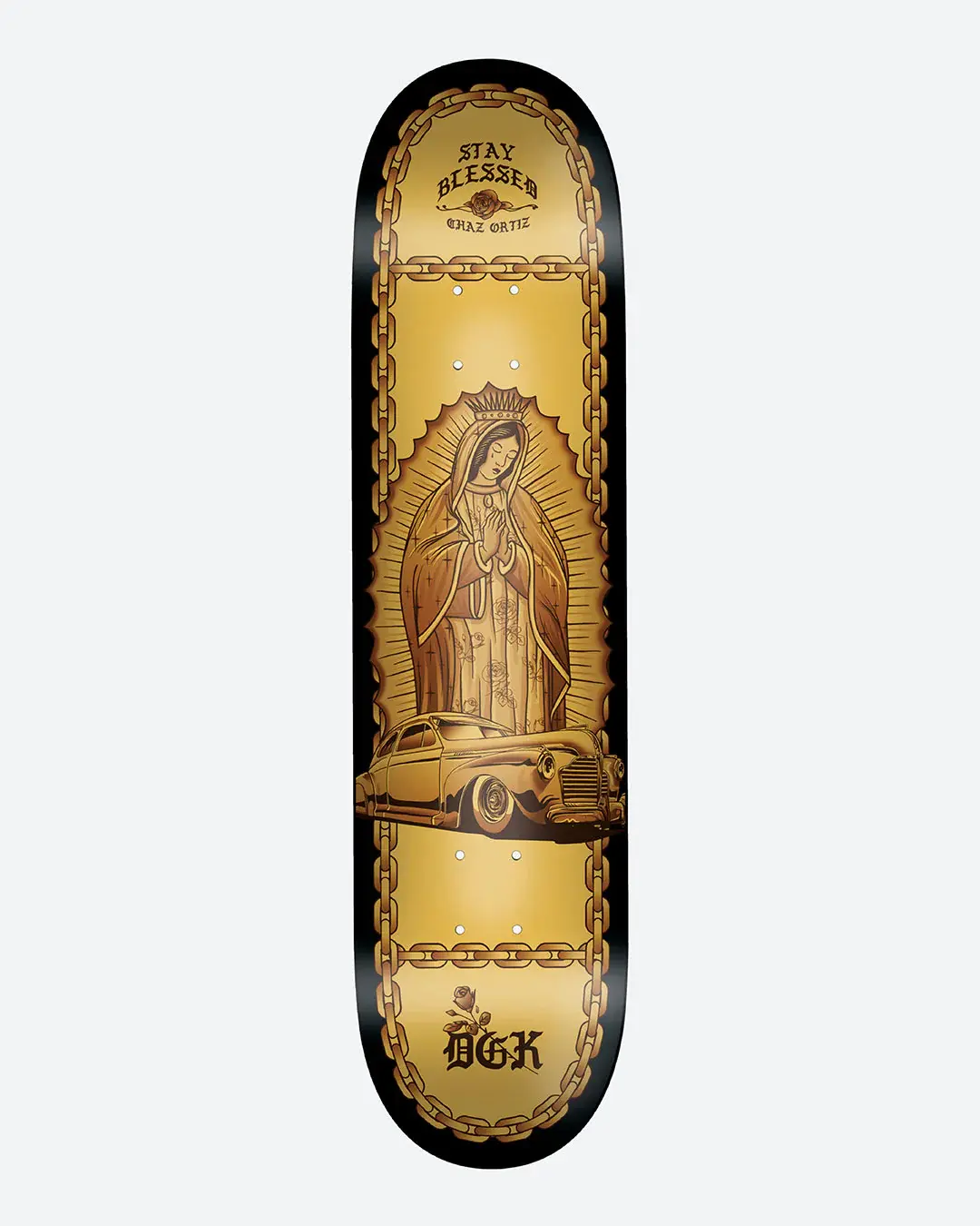 Lo-Side Ortiz 8.1" Dipped Skateboard Deck – Chaz Ortiz Pro Endorsed 7-Ply Maple