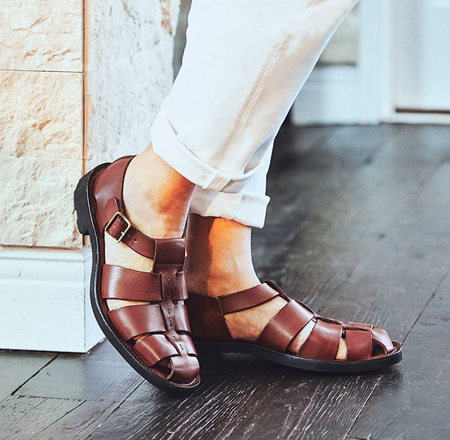 タンカラーグルカサンダル