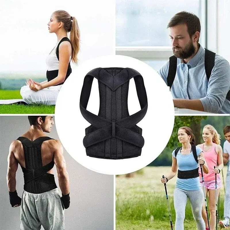 Miniaturbild: Adjustable Lumbar Support & Posture Corrector Vest – Reinforced Back Support Bel
