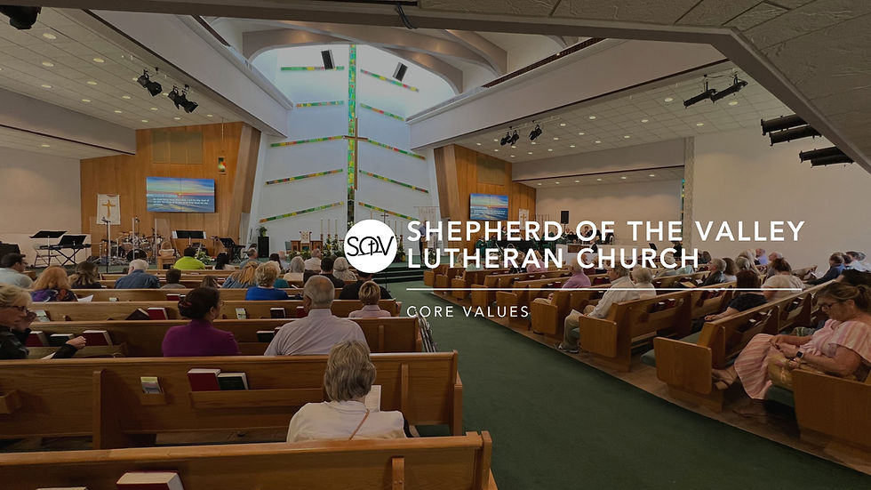 SOV Core Values 2025 cover