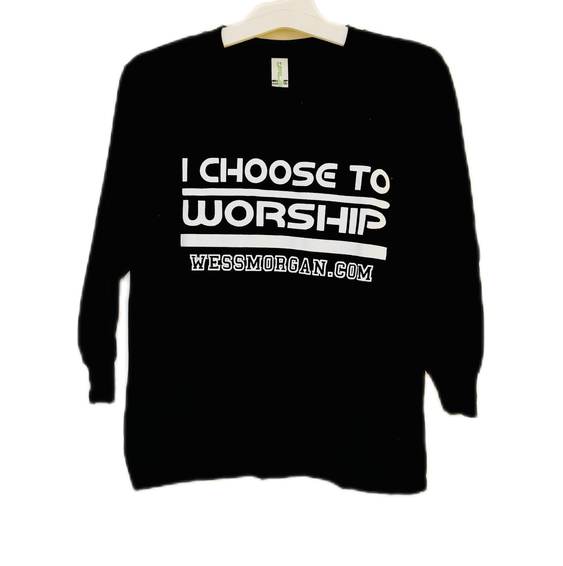I Choose 2 Worship Unisex Long Sleeves T-Shirt: Black