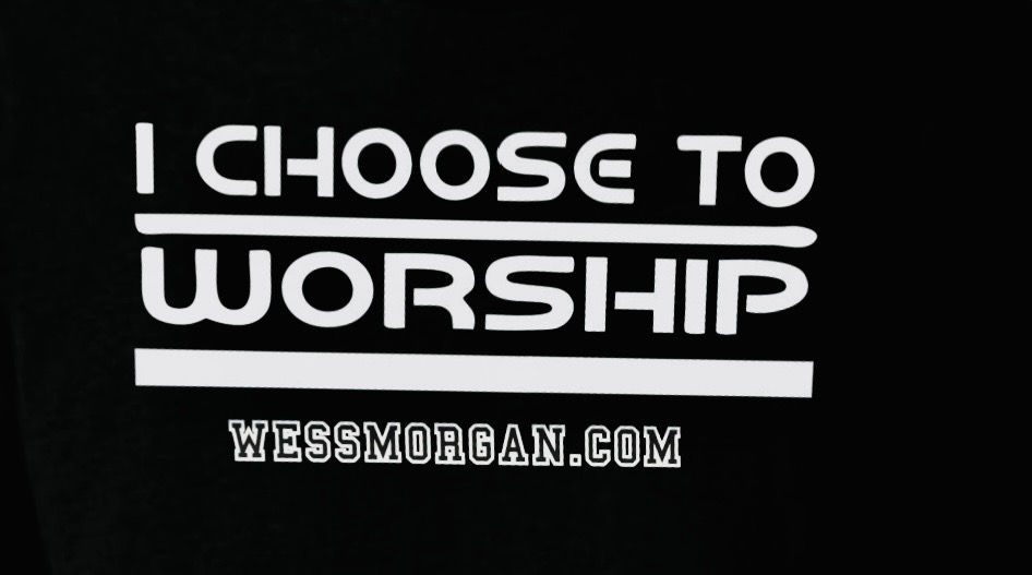 I Choose 2 Worship Short Sleeve T-Shirt: Black