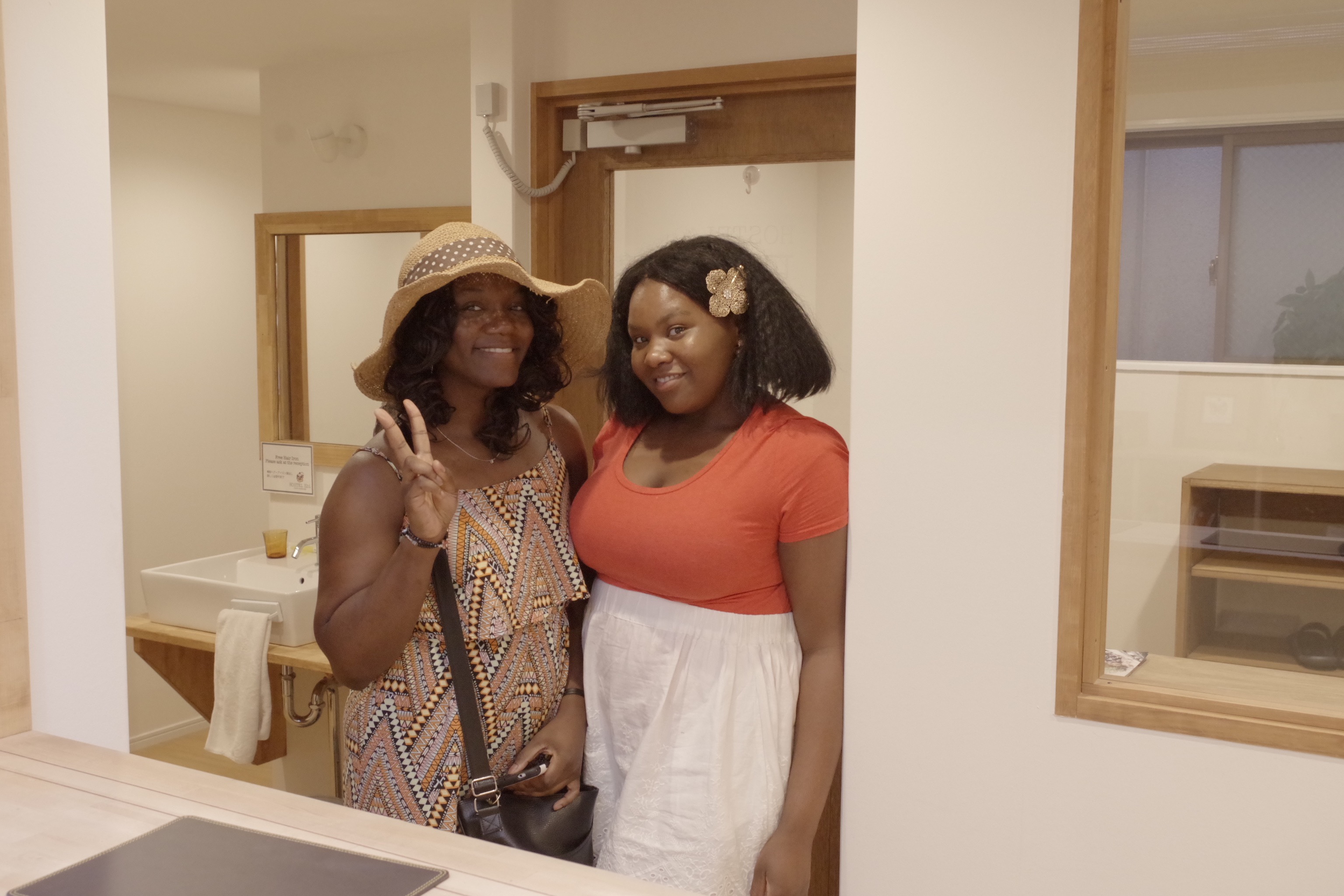 Guest smile at HOSTEL Ebi