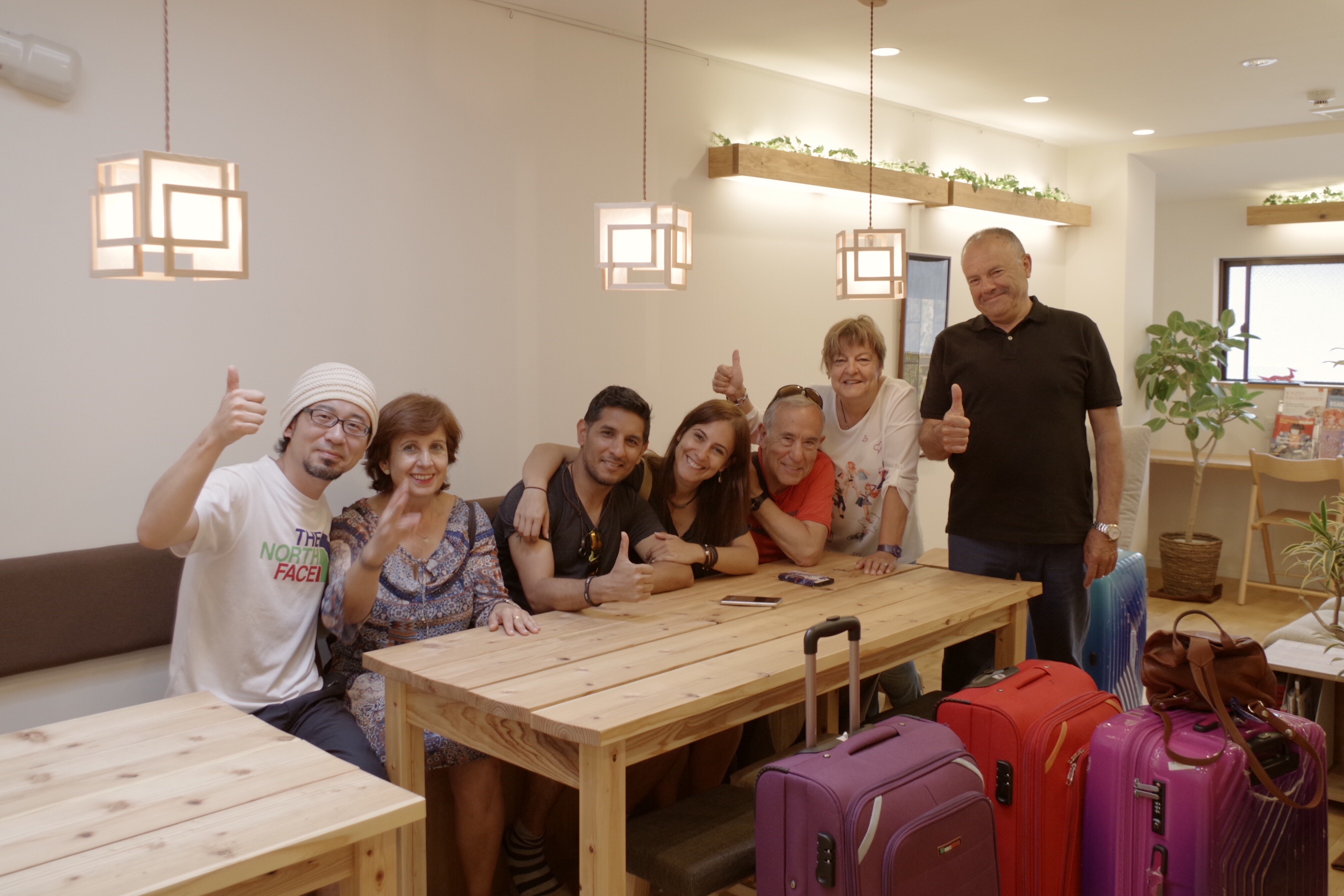 Guest smile at HOSTEL Ebi