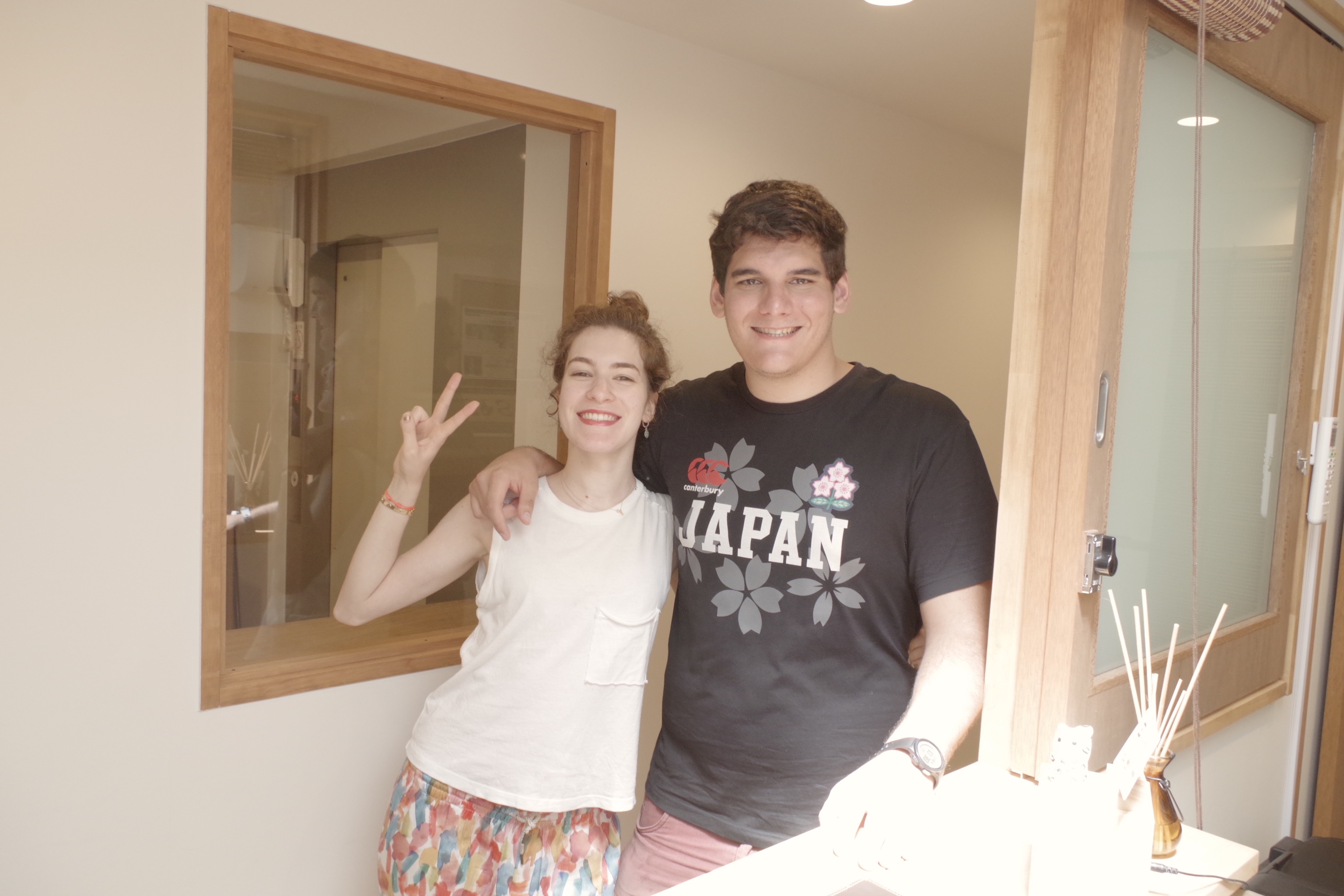 Guest smile at HOSTEL Ebi