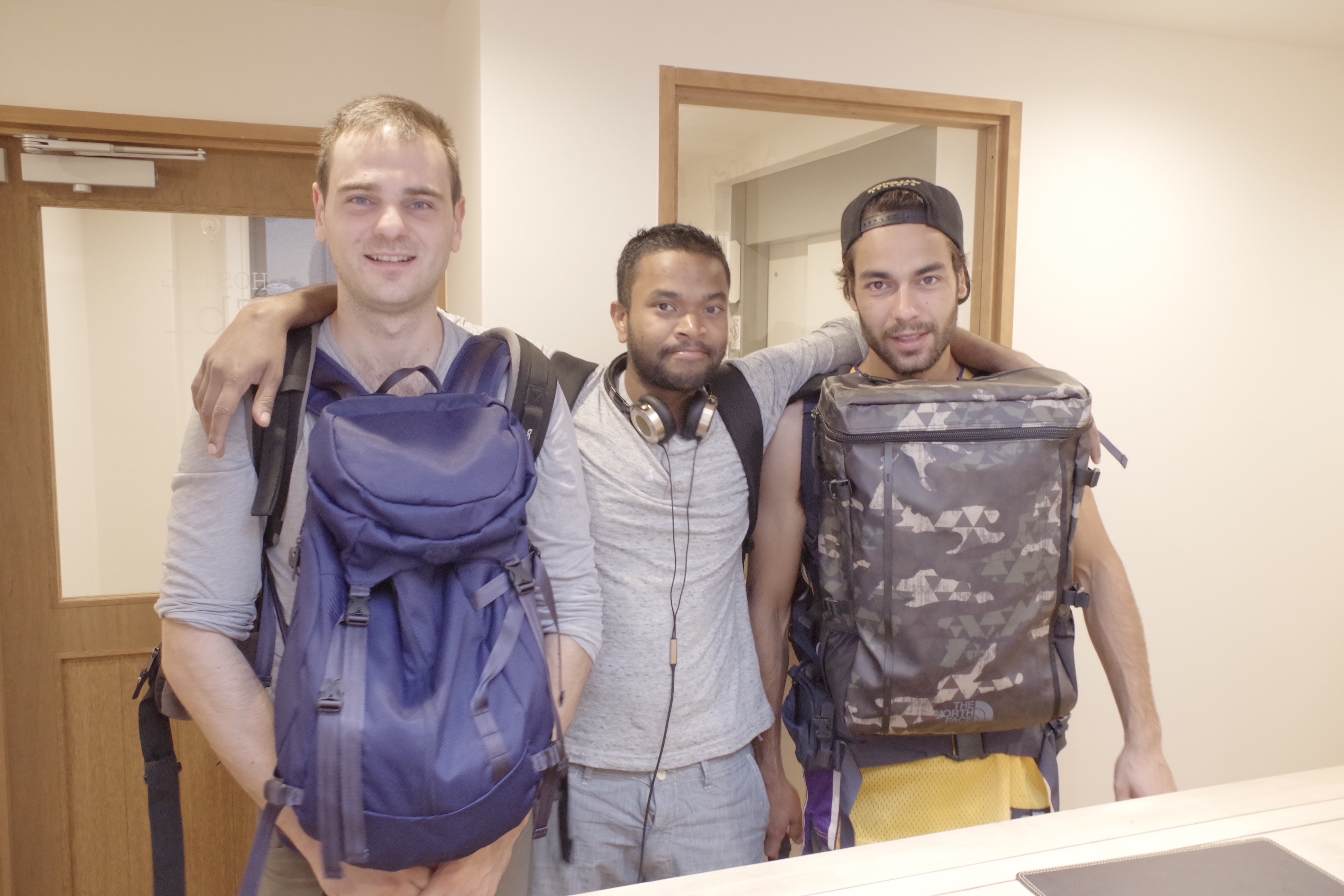 Guest smile at HOSTEL Ebi