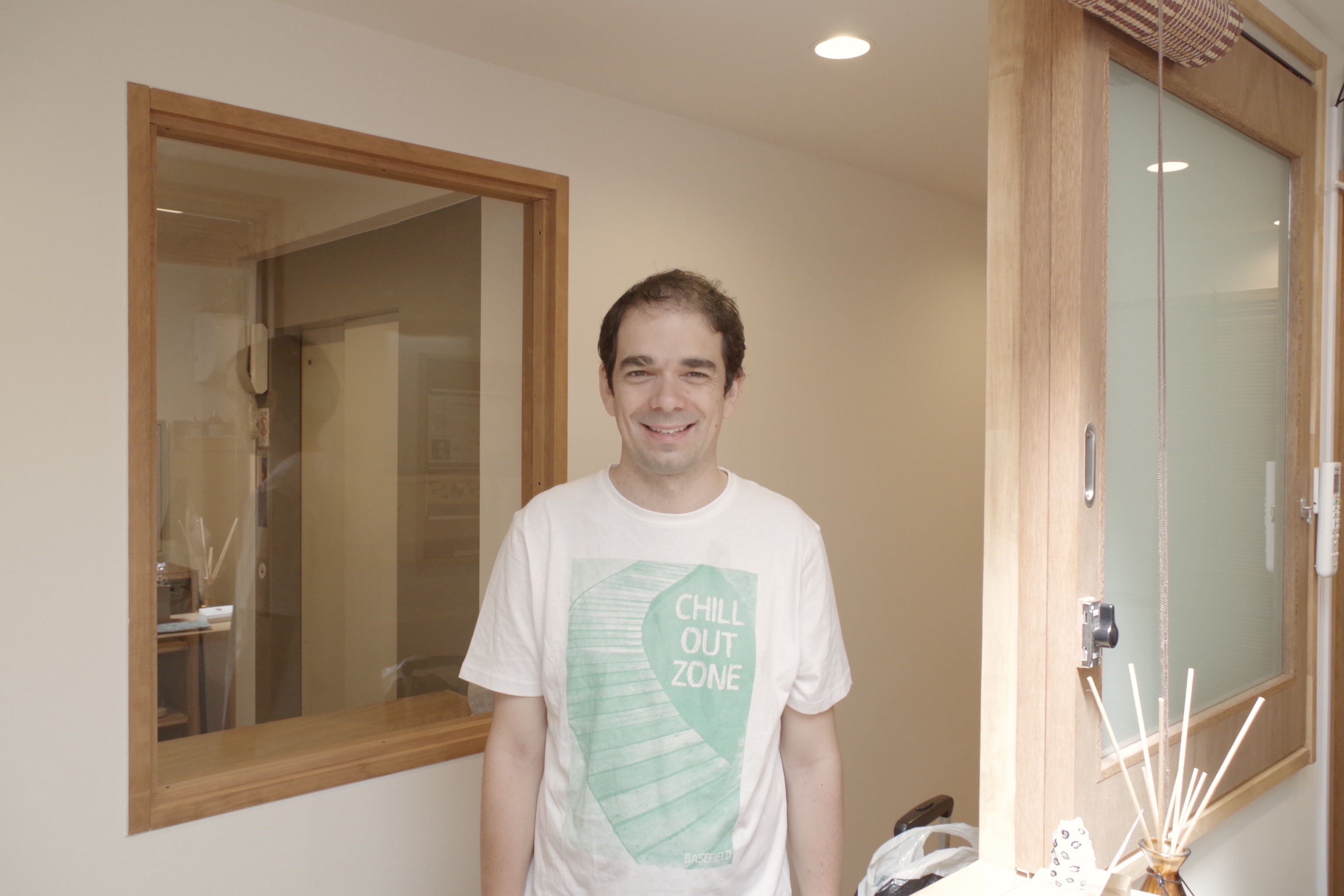 Guest smile at HOSTEL Ebi