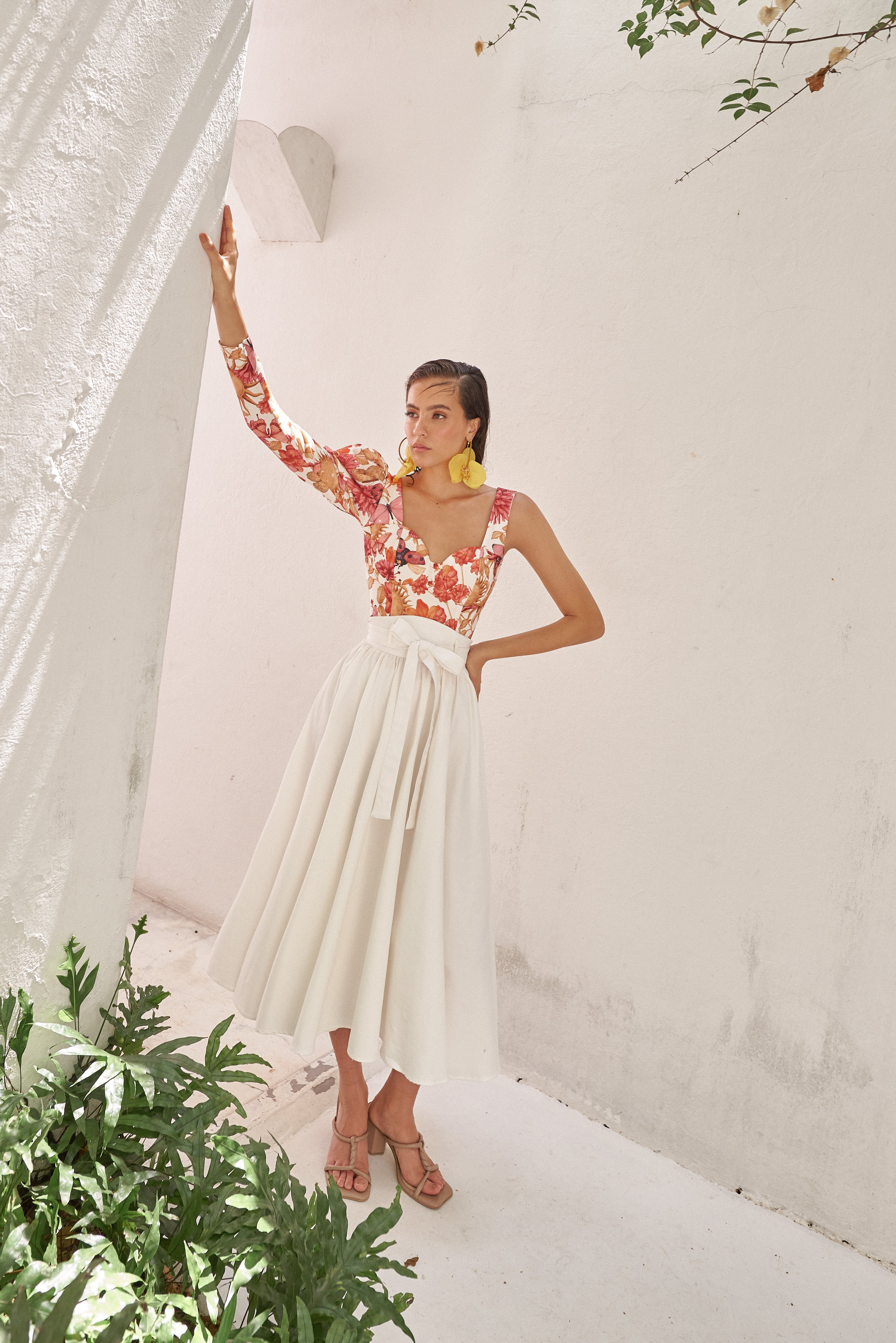 "REGOCIJO" MIDI SKIRT