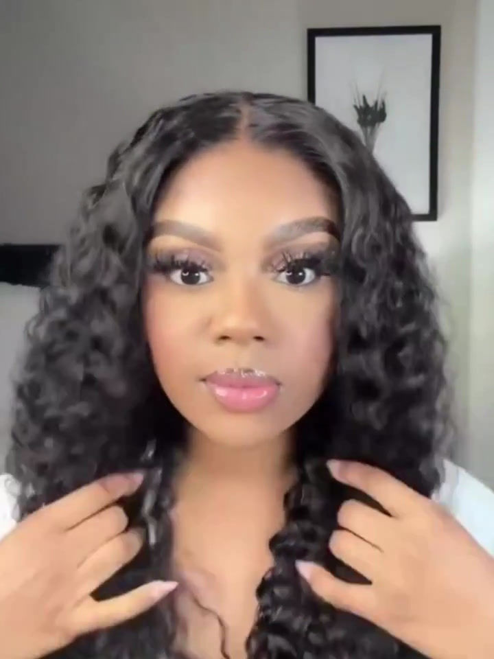 Thumbnail: No Glue 4x6 Lace Pre-Cut Wig Human Hair Wigs Transparent Lace Closure Wigs