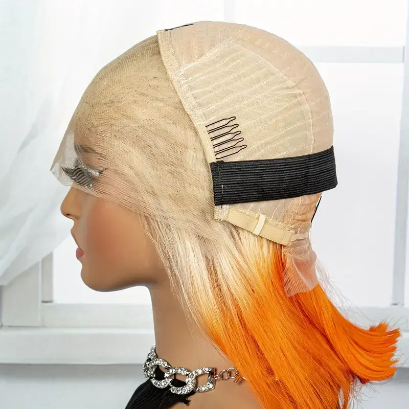 Thumbnail: #613/Ginger Color Straight 13x4 Lace Frontal Wig