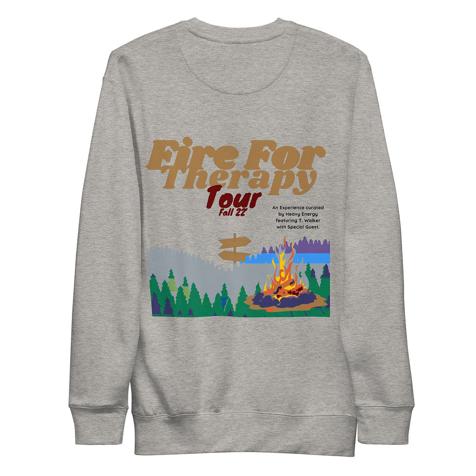 Thumbnail: Fire For Therapy Premium Sweatshirt