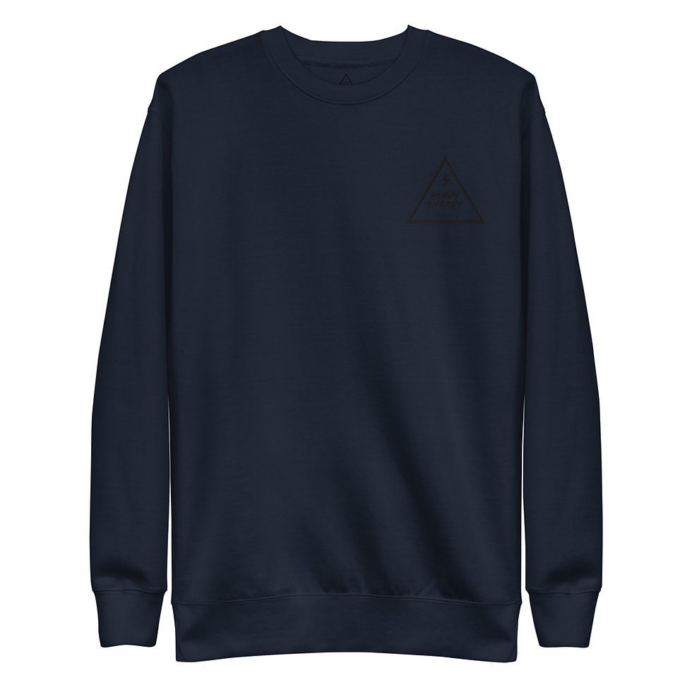 Thumbnail: Heavy Energy Fleece Pullover BLACK LOGO
