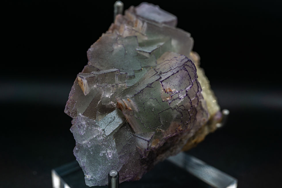 Thumbnail: High-Quality Green QR Code Fluorite Crystal Guizhou