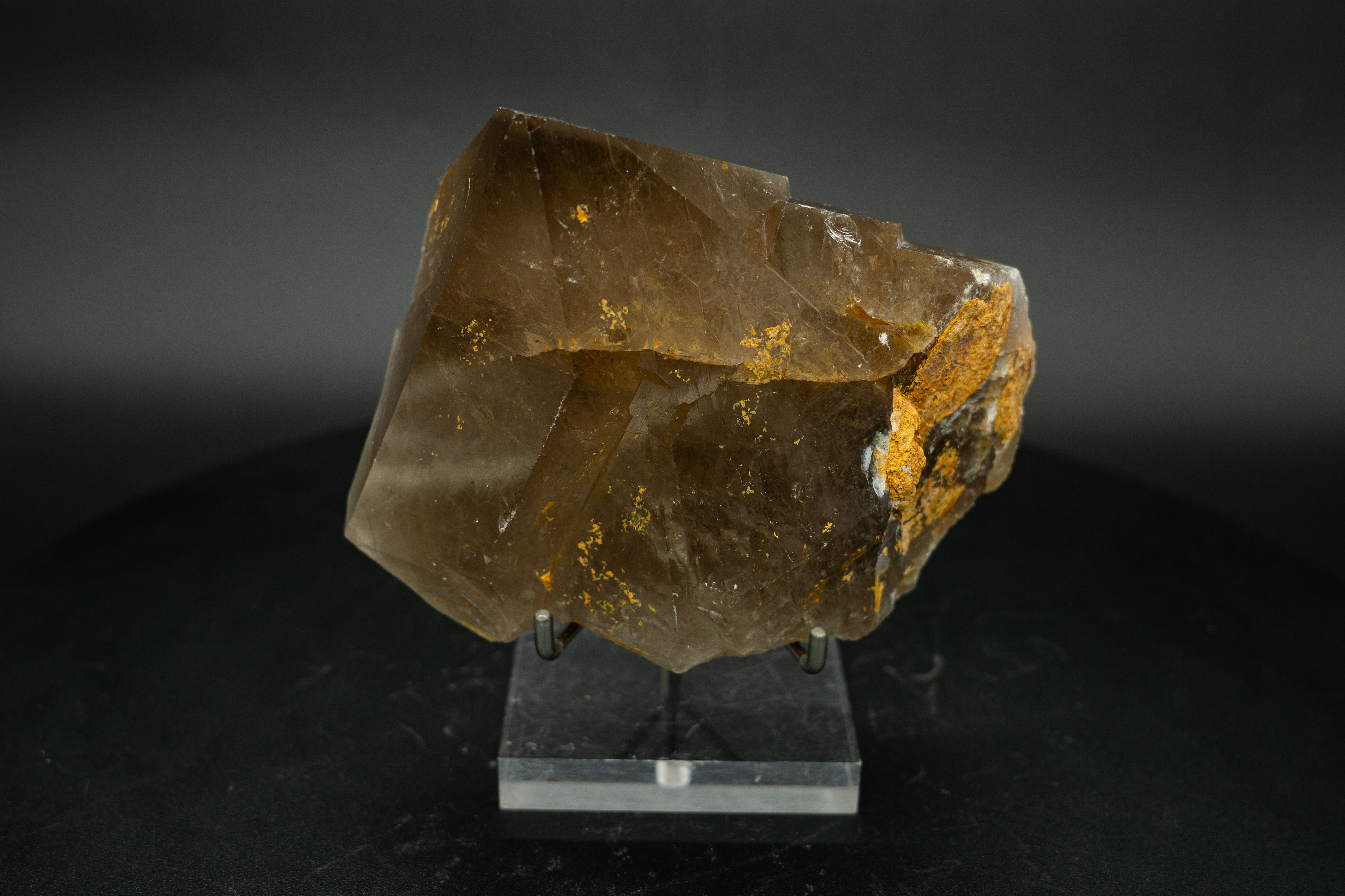 Smoky Crystal Quartz Point Fujian