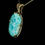 Thumbnail: Larimar Crystal Pendant Necklace Handmade Wire Wrapped Jewelry