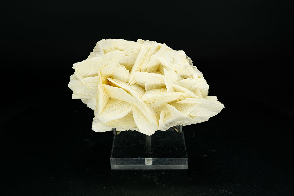 White Rose Calcite Crystal Fujian