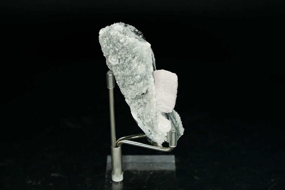 UV-Reactive Pink Coin Calcite Fujian