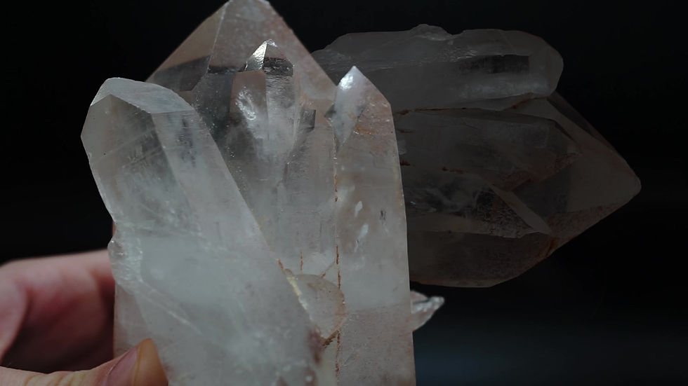 Thumbnail: Clear Crystal Quartz Double Terminated Point Madagascar