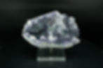 Large Green & Purple Octahedron Fluorite on Crystal Quartz Inner Mongolia
