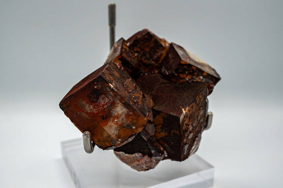 Thumbnail: Dark Chocolate Calcite Cluster Hunan
