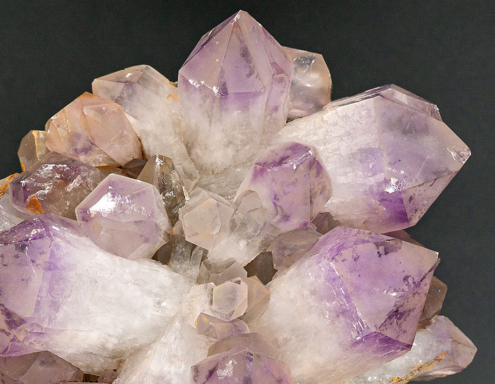 X-Large Amethyst Crystal Quartz with Wooden Stand Bolivia