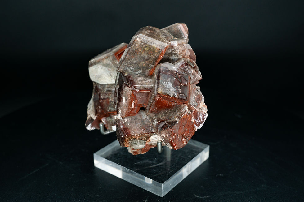 Thumbnail: Chocolate Calcite Cluster with Acrylic Stand Hunan