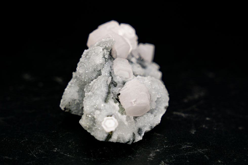 Thumbnail: UV-Reactive Pink Coin Calcite Fujian