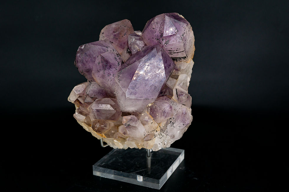Thumbnail: Large Amethyst Crystal Quartz with Acrylic Stand Congo