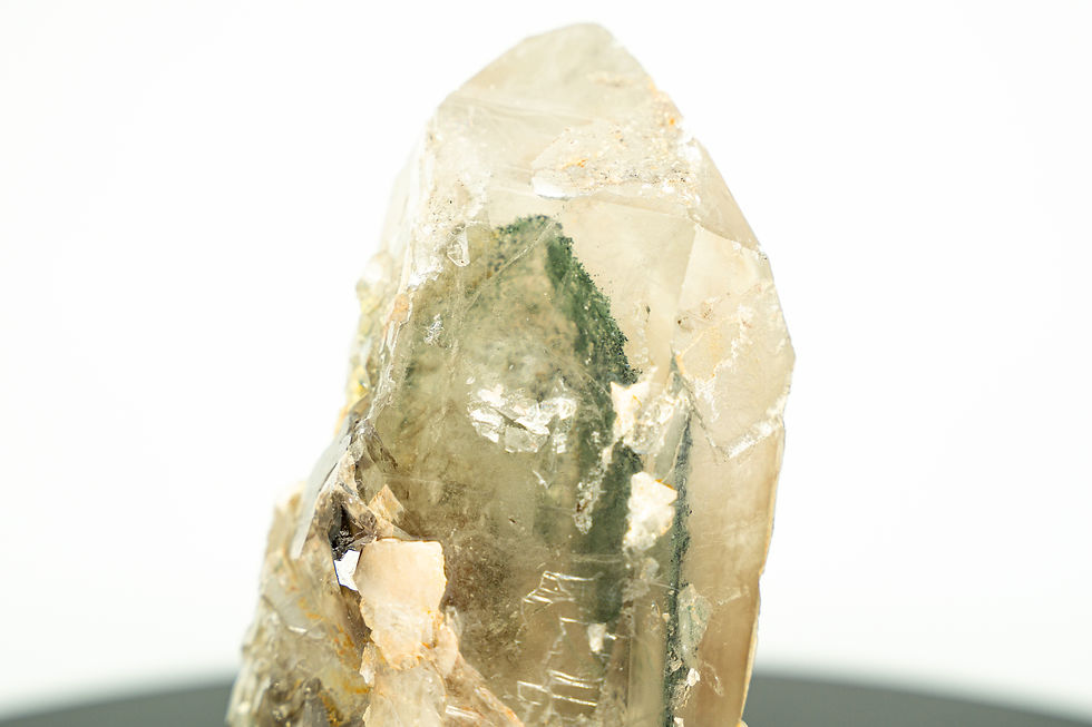 Thumbnail: Large Garden Quartz with Green Phantoms Double-Terminated Crystal Brazil