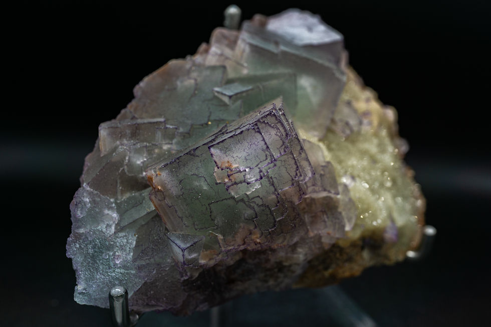 Thumbnail: High-Quality Green QR Code Fluorite Crystal Guizhou