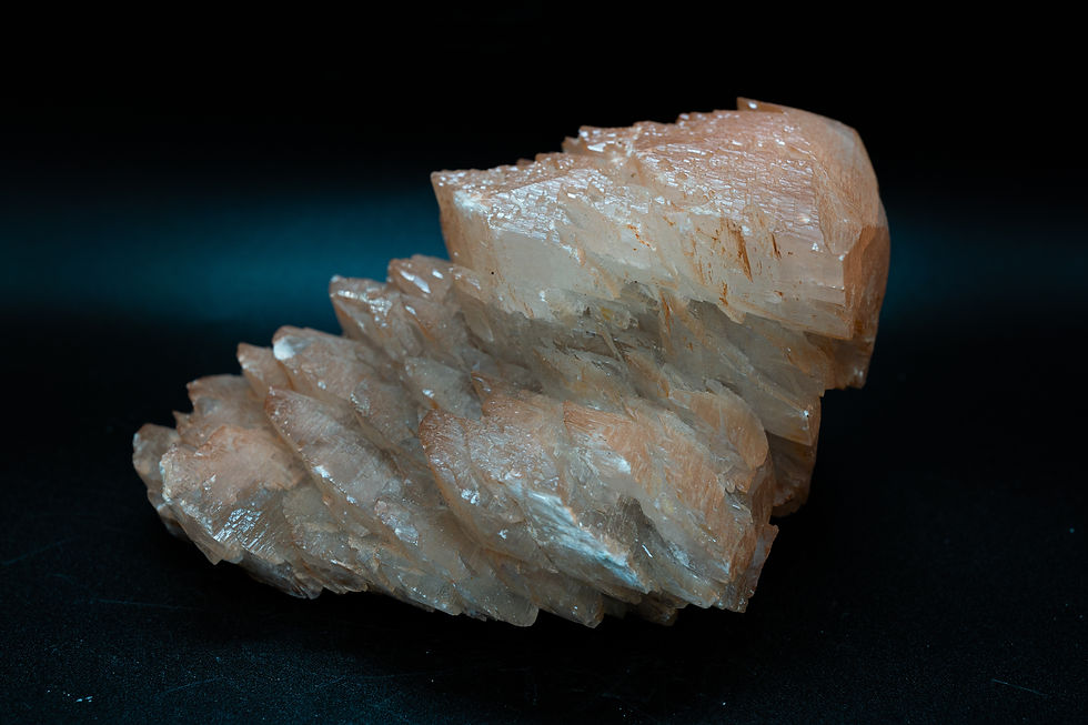 Thumbnail: Orange Mushroom Pagoda Calcite Crystal Daye Mine Hubei