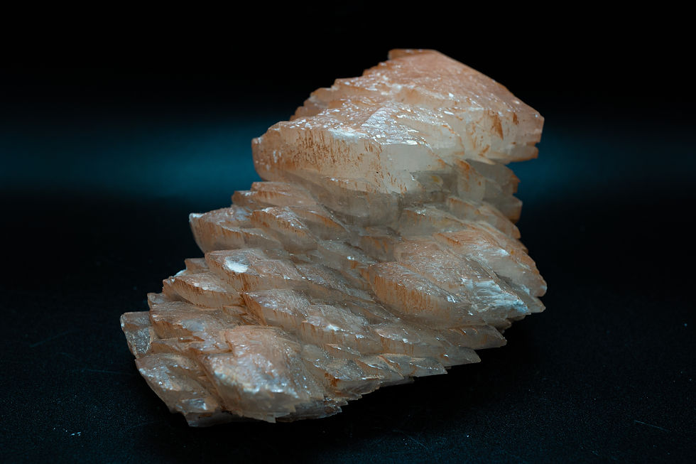 Thumbnail: Orange Mushroom Pagoda Calcite Crystal Daye Mine Hubei