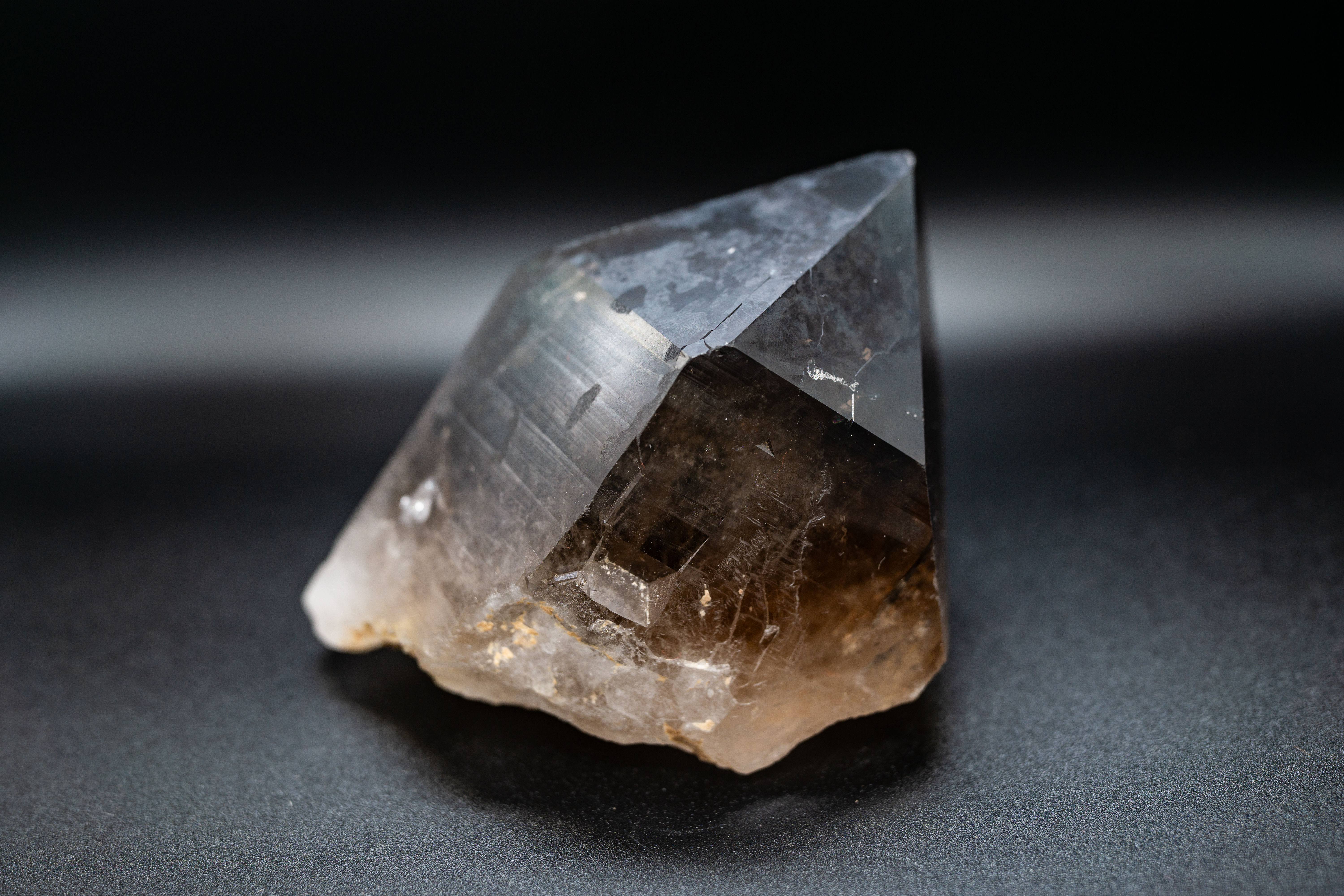 Smoky Crystal Quartz Point Brazil