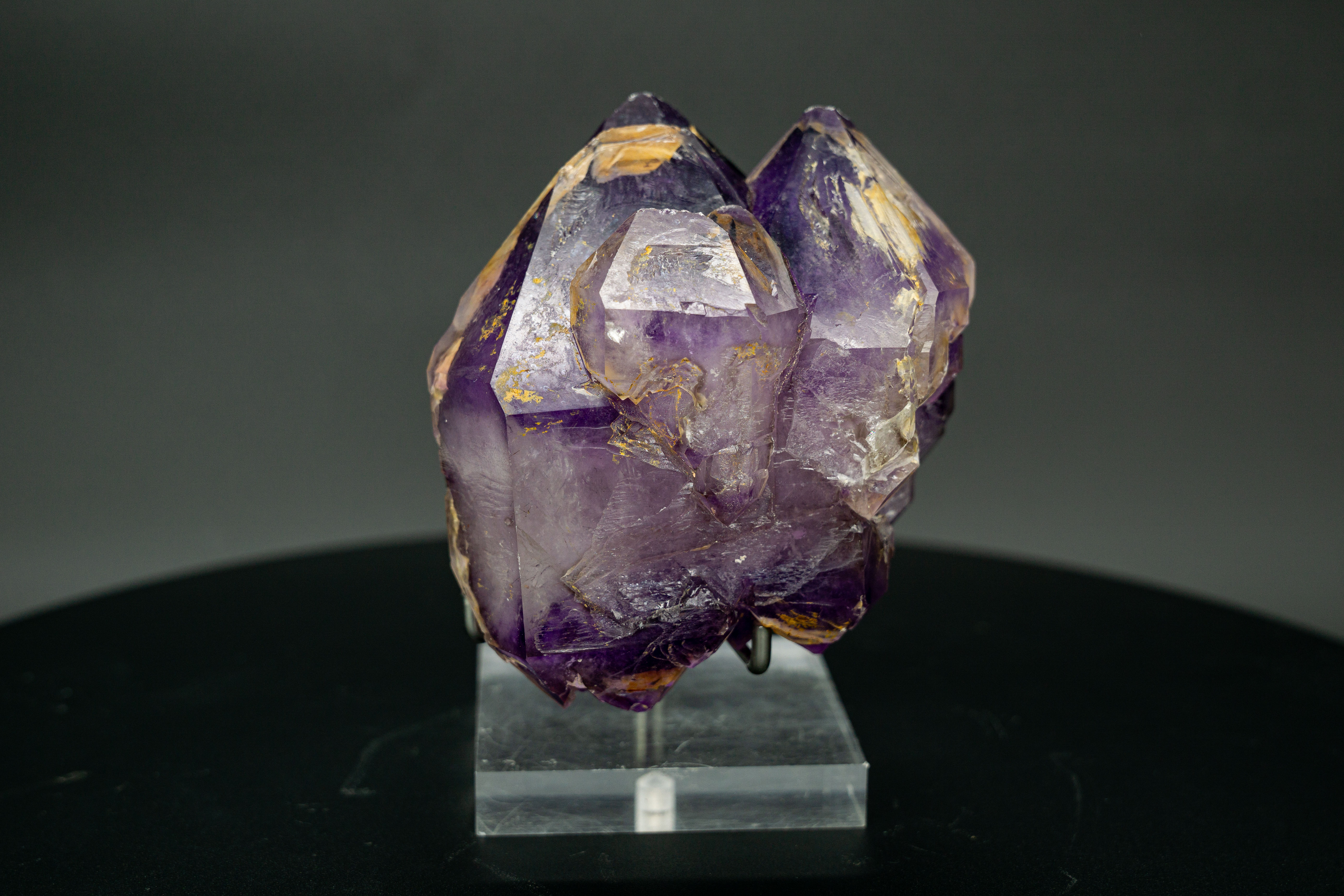Large Skeletal Amethyst Elestial Double Terminated Scepter Bolivia