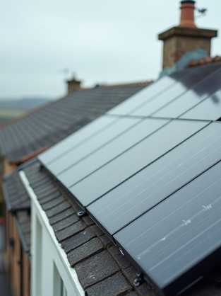 Solar Panel Installation at Bridge of Weir Scotland