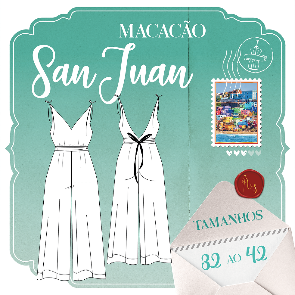 Miniatura: Molde Macacão San Juan