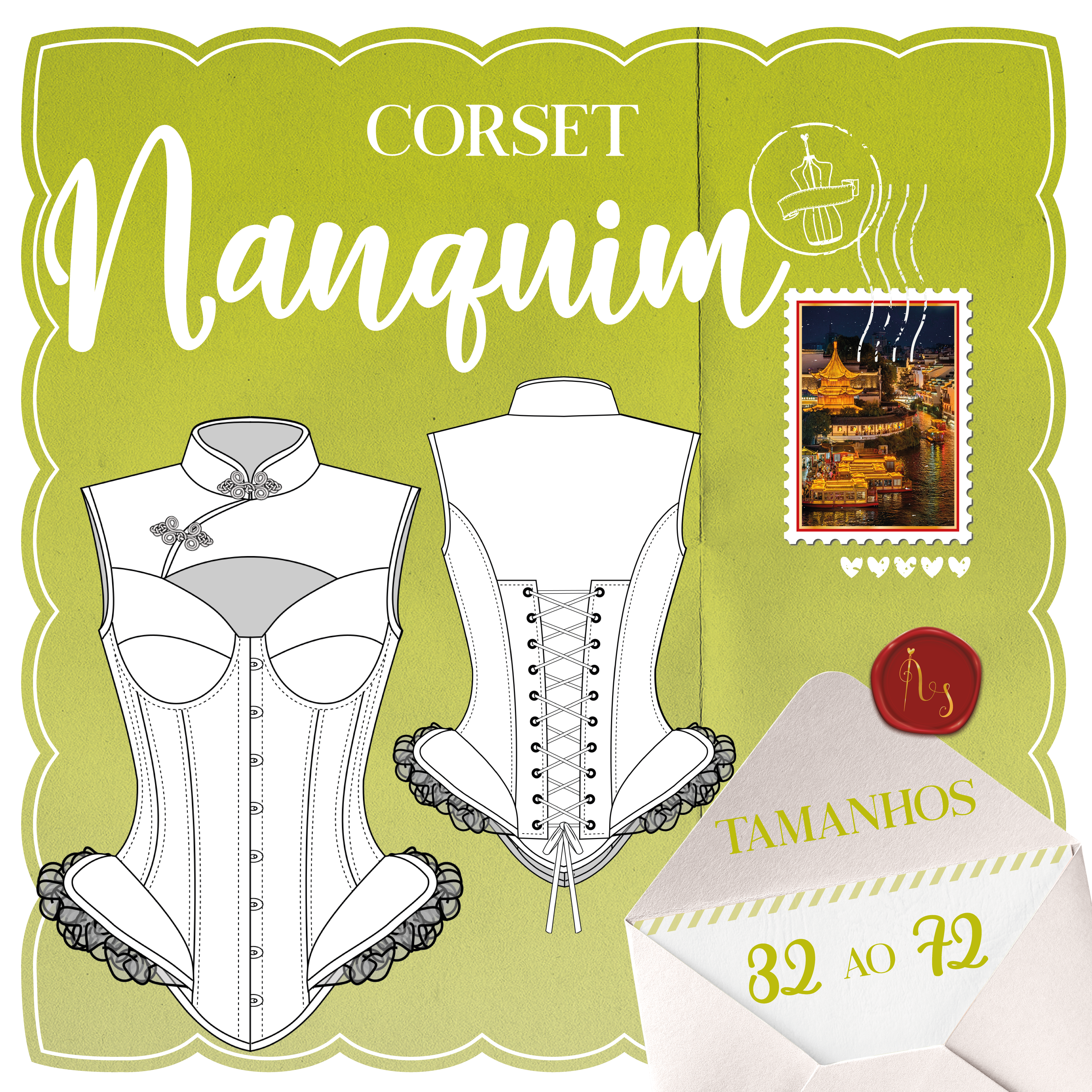 Molde Corset Nanquim