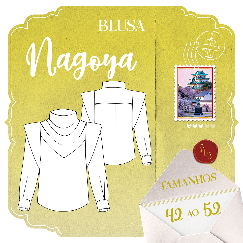 Miniatura: Molde Blusa Nagoya